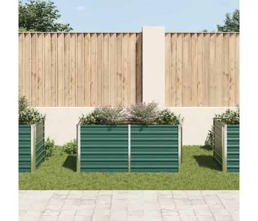 Aukštas Lovelis Augalams, Žalios Spalvos, 160X80X77cm Plienas