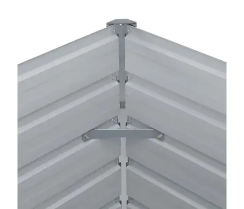 Kõrgendatud Peenrakast 160X80X77 cm Tsingitud Teras, Roheline