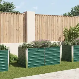 Aukštas Lovelis Augalams, Žalios Spalvos, 160X80X77cm Plienas