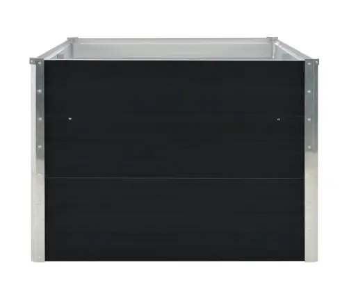 Puķu Kaste, Antracītpelēka, 160X80X45 Cm, Cinkots Tērauds Vidaxl