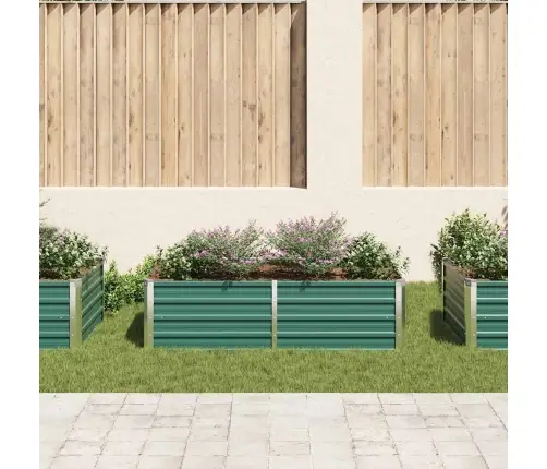 Aukštas Sodo Lovelis, Žalios Spalvos, 160X80X45cm Plienas