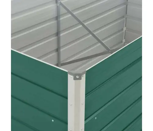 Aukštas Sodo Lovelis, Žalios Spalvos, 160X80X45cm Plienas