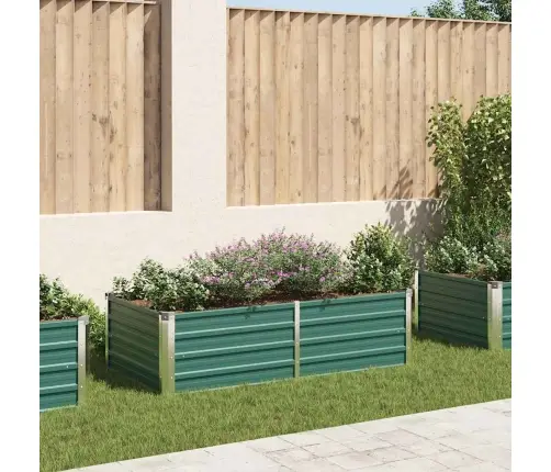 Aukštas Sodo Lovelis, Žalios Spalvos, 160X80X45cm Plienas