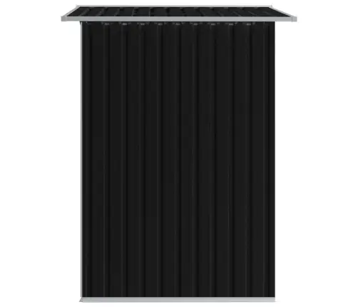 Dārza Šķūnis, Antracītpelēks, 204X132X186 Cm, Tērauds Vidaxl