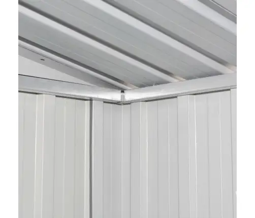 Dārza Šķūnis, Brūns, 204X132X186 Cm, Tērauds Vidaxl