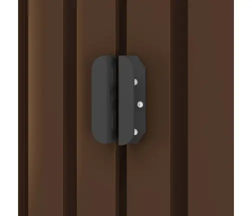 Dārza Šķūnis, Brūns, 204X132X186 Cm, Tērauds Vidaxl