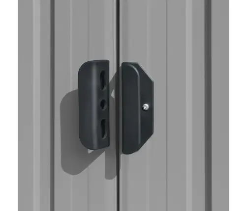 Dārza Šķūnis, Pelēks, 257X779X181 Cm, Cinkots Tērauds Vidaxl