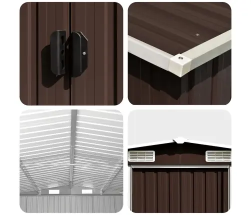 Aiakuur, Pruun, 257 X 779 X 181 cm Tsingitud Teras