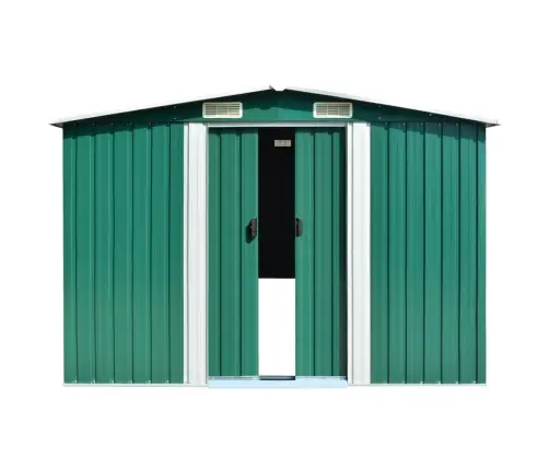 Sodo Pašiūrė, Žalia, 257X990X181cm Galvanizuotas Plienas