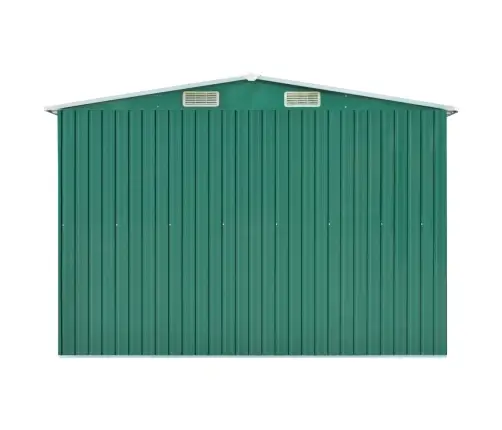 Sodo Pašiūrė, Žalia, 257X990X181cm Galvanizuotas Plienas