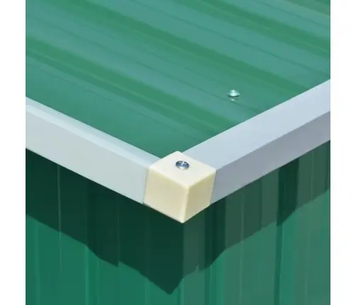 Sodo Pašiūrė, Žalia, 257X990X181cm Galvanizuotas Plienas