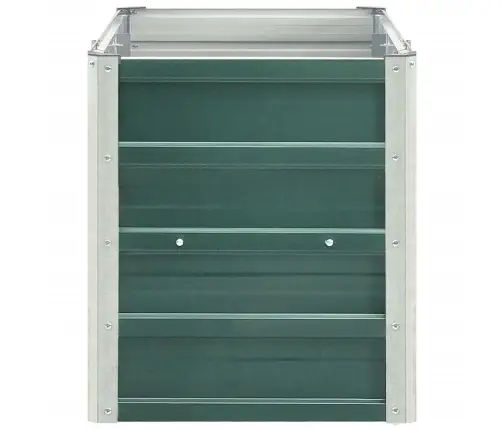 Augstā Puķu Kaste, Cinkots Tērauds, 240X40X45 Cm, Zaļa Vidaxl