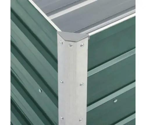 Augstā Puķu Kaste, Cinkots Tērauds, 240X40X45 Cm, Zaļa Vidaxl