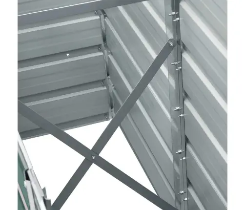 Augstā Puķu Kaste, Cinkots Tērauds, 240X40X45 Cm, Zaļa Vidaxl