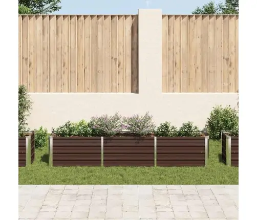 Taimelava, Tsingitud Teras, 240 X 40 X 45 cm Pruun