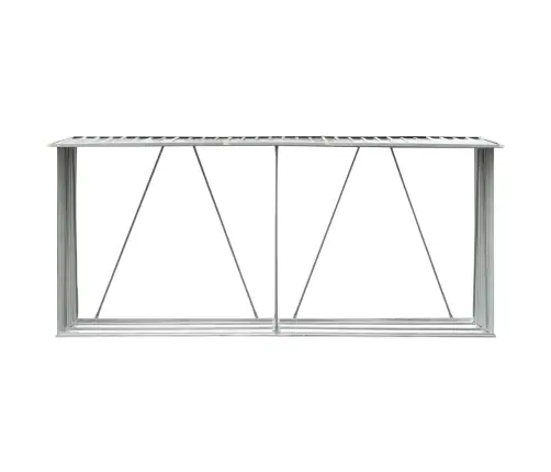 Puukuur Tsingitud Terasest, 330 X 84 X 152 cm Roheline