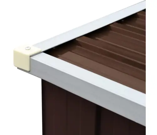 Malkas Nojume, Brūna, Cinkots Tērauds, 330X84X152 Cm Vidaxl