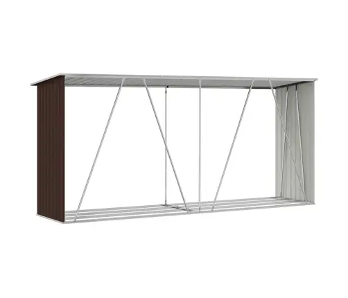 Malkas Nojume, Brūna, Cinkots Tērauds, 330X84X152 Cm Vidaxl