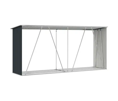 Malkas Nojume, Pelēka, 330X84X152 Cm, Cinkots Tērauds Vidaxl