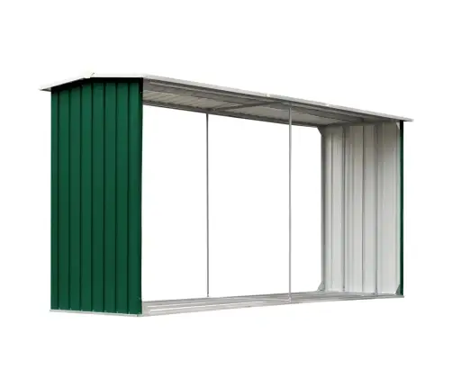 Malkas Nojume, Zaļa, 330X92X153 Cm, Cinkots Tērauds Vidaxl