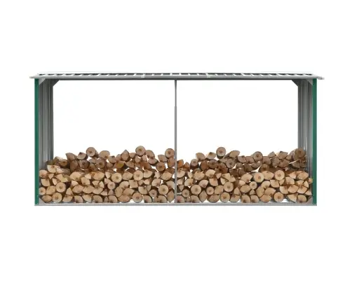 Malkas Nojume, Zaļa, 330X92X153 Cm, Cinkots Tērauds Vidaxl