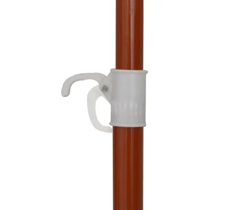 Saulessargs Ar Tērauda Kātu, 240 Cm, Smilškrāsā Vidaxl