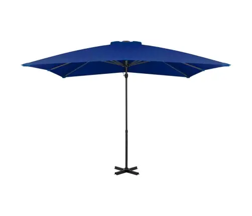 Konsooldisainiga Päikesevari, Alumiinium, 250X250 Cm Sinine