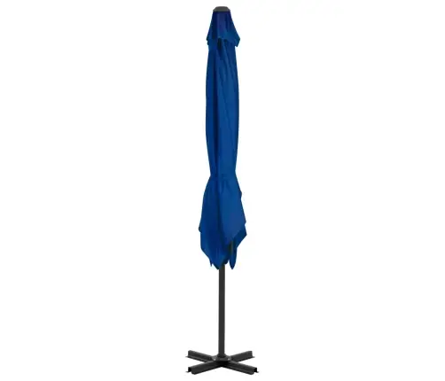 Konsooldisainiga Päikesevari, Alumiinium, 250X250 Cm Sinine