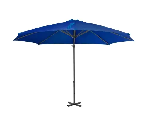 Dārza Saulessargs Ar Alumīnija Kātu, 300 Cm, Debeszils  Vidaxl