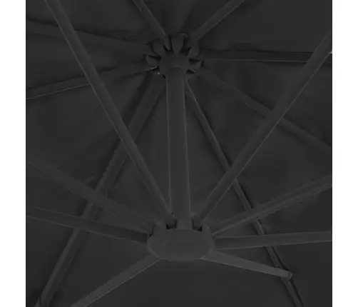 Konsoolvarras Aiale Alumiiniumpostiga 4 X 3 M Must