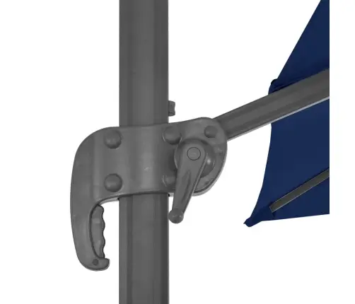 Konsooldisainiga Päikesevari Alumiiniumpostiga 3X3 Taevasinine