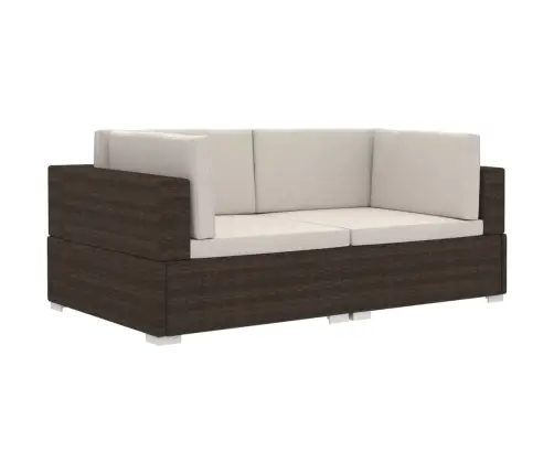 Sektsioonilised Nurgaistmed, 2 Tk, Patjadega, Polürotang, Pruun