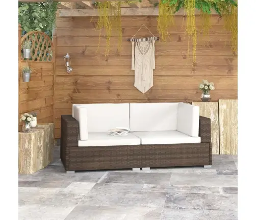 Sektsioonilised Nurgaistmed, 2 Tk, Patjadega, Polürotang, Pruun