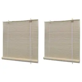 Naturaalsed Bambusrulood 2 Tk, 120 X 160 Cm