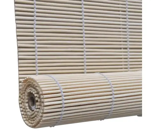 Ruļļu Žalūzijas, 2 Gab., Dabisks Bambuss, 120X160 Cm Vidaxl