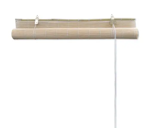 Ruļļu Žalūzijas, 2 Gab., Dabisks Bambuss, 120X160 Cm Vidaxl