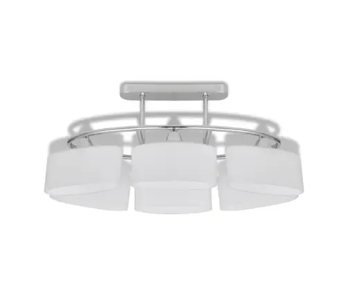 Ellipsikujuline Laelamp Klaasist Kuplitega 4 Tk, E14