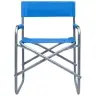 Režissööritoolid, 2 Tk, Teras, Sinine Režissööritoolid, 2 Tk, Teras, Sinine