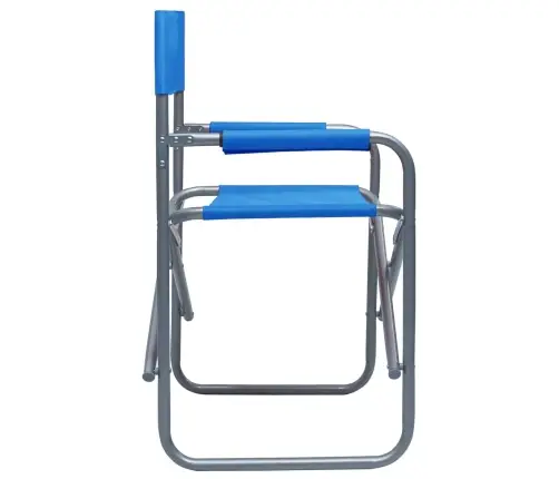 Režissööritoolid, 2 Tk, Teras, Sinine Režissööritoolid, 2 Tk, Teras, Sinine