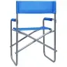 Režissööritoolid, 2 Tk, Teras, Sinine Režissööritoolid, 2 Tk, Teras, Sinine