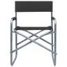 Režisora Krēsli, 2 Gab., Tārauds, Melni Vidaxl