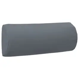 Pludmales Krēsla Galvas Balsts, 40X7,5X15 Cm, Pelēks Tekstilēns Vidaxl