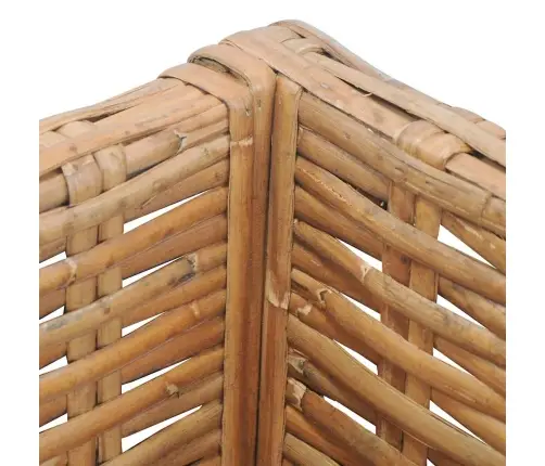 Stūra Dīvāns Ar Matračiem, Dabīga Rotangpalma Vidaxl