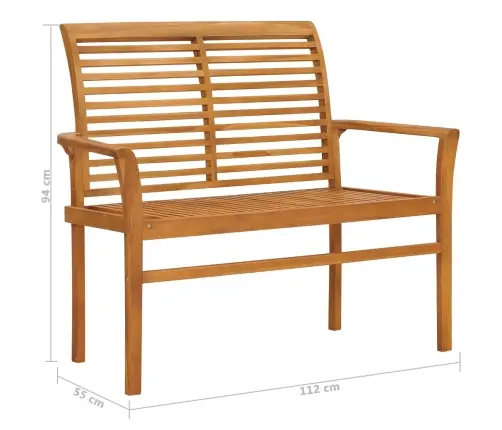 Dārza Sols, 112 Cm, Masīvs Tīkkoks Vidaxl Dārza Sols, 112 Cm, Masīvs Tīkkoks Vidaxl