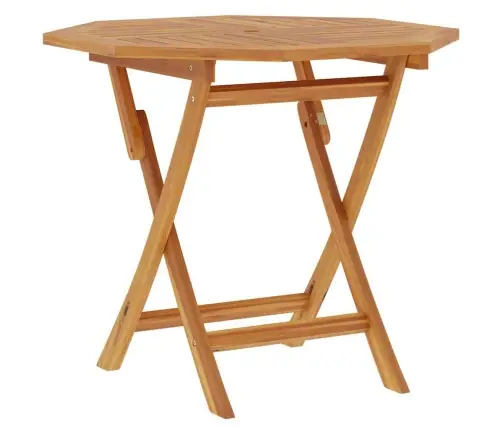 Saliekams Dārza Galds, 85X85X76 Cm, Masīvs Tīkkoks Vidaxl