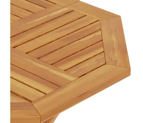 Saliekams Dārza Galds, 85X85X76 Cm, Masīvs Tīkkoks Vidaxl