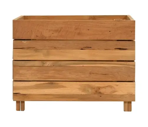 Peenrakast 50X40X38 Cm Tiikpuu Ja Teras