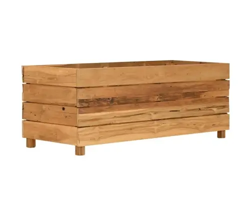 Aukštas Lovelis, 100X40X38cm Perdirbtas Tikmedis Ir Plienas