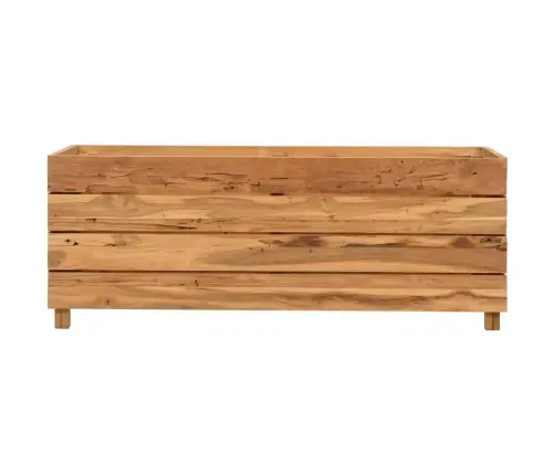 Aukštas Lovelis, 100X40X38cm Perdirbtas Tikmedis Ir Plienas