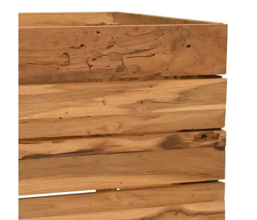 Aukštas Lovelis, 100X40X38cm Perdirbtas Tikmedis Ir Plienas